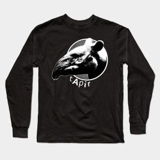 Punk Rock Tapir Long Sleeve T-Shirt